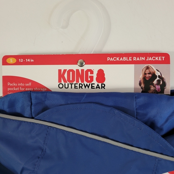 Kong Outerwear Packable Purple Rain Jacket Size Small - Picture 3 of 8